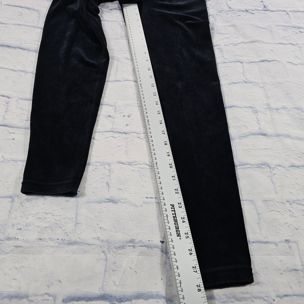 DKNY Velvet Catsuit Womens S Black Mock Neck Sleek VINTAGE Jumpsuit Luxe - Picture 5 of 13